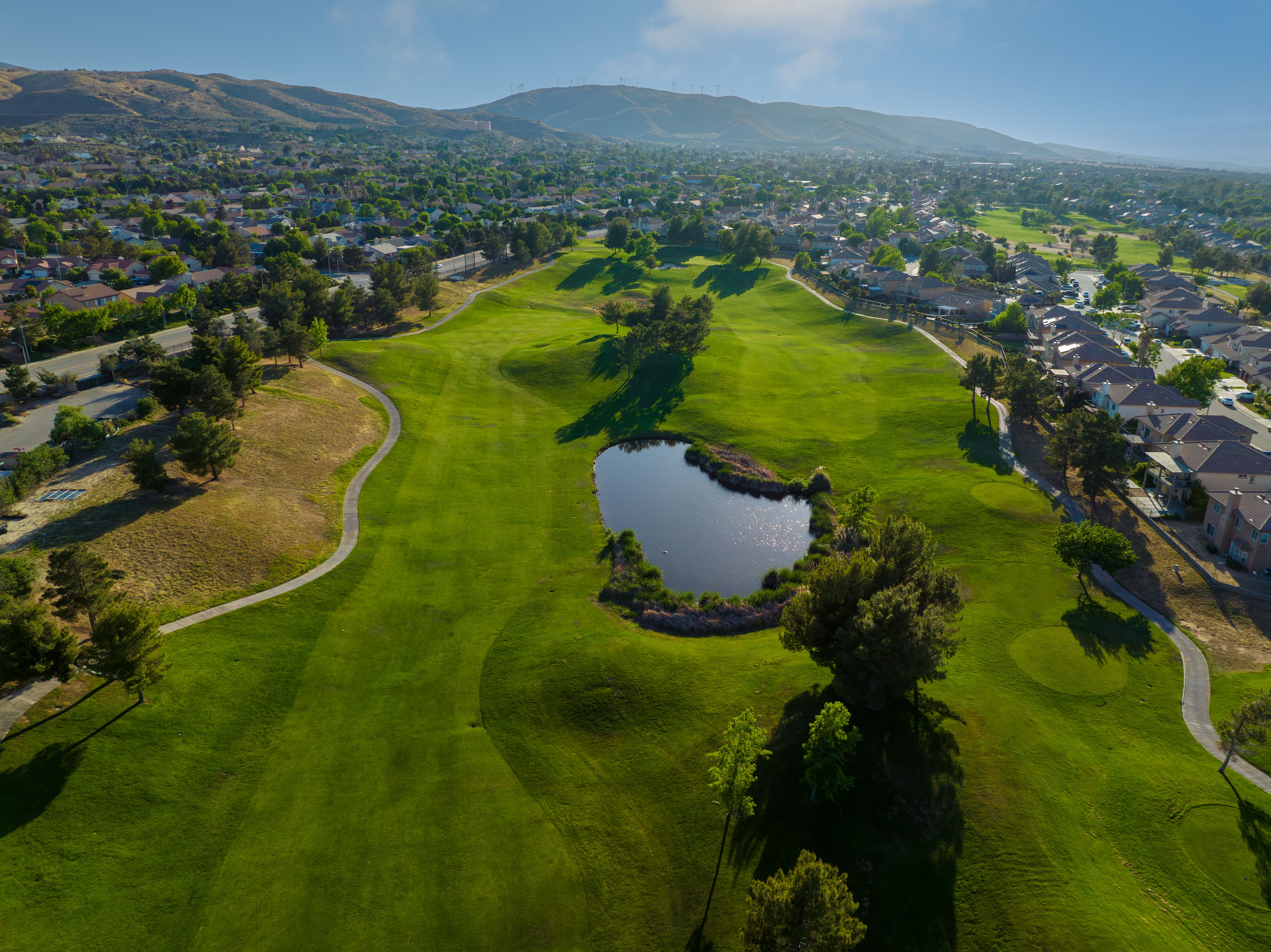 Rancho Vista Golf Club Aerial Fairway View