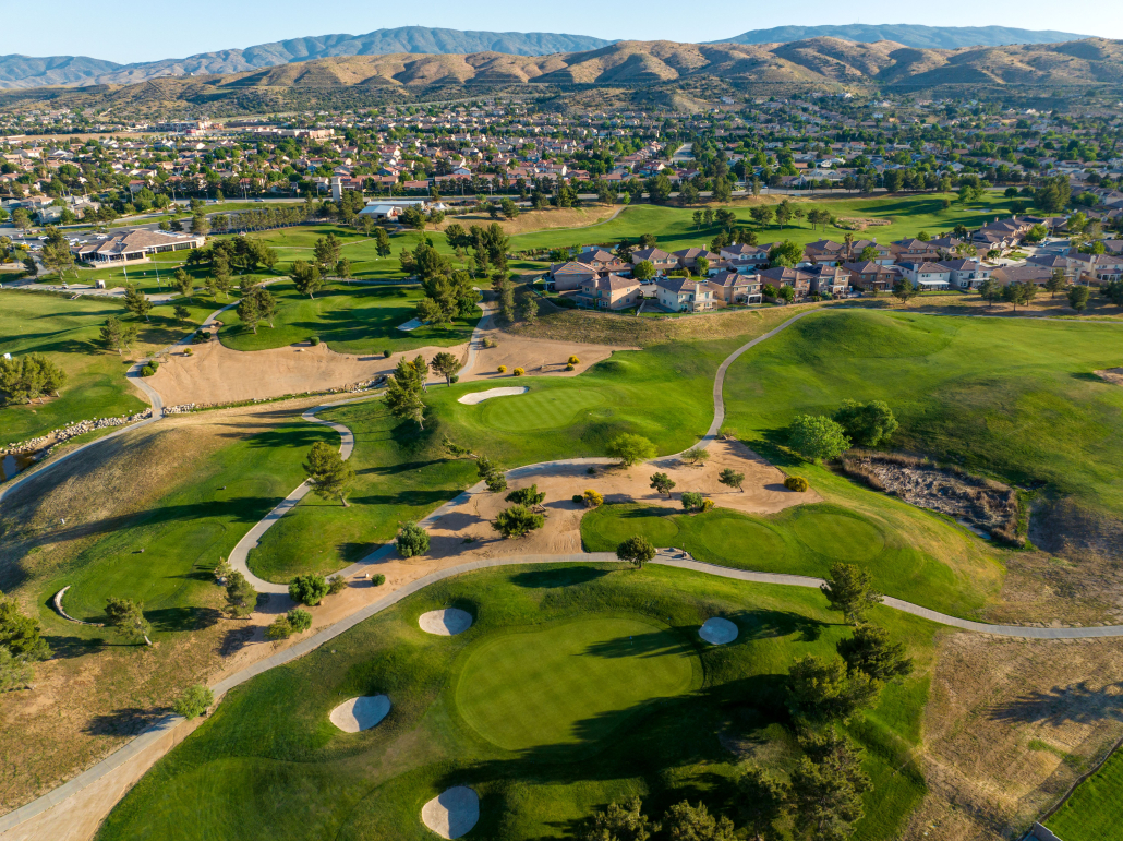 Rancho Vista Ted Robinson Lake and Course View
